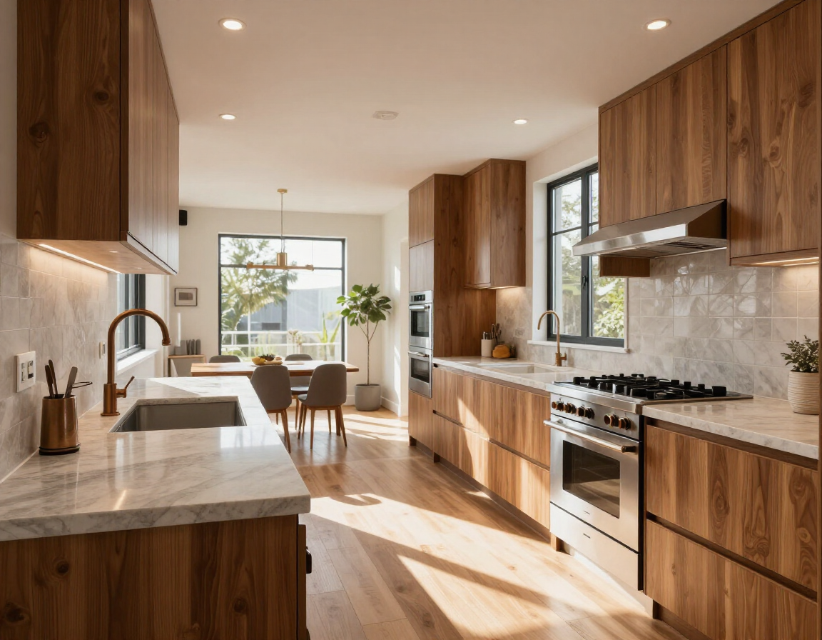 Beautifully finished interior kitchen renovation