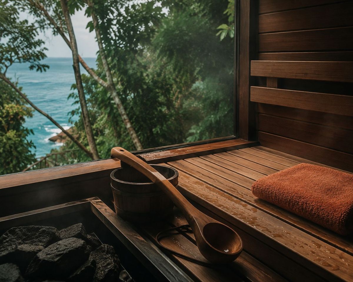 Cedar sauna