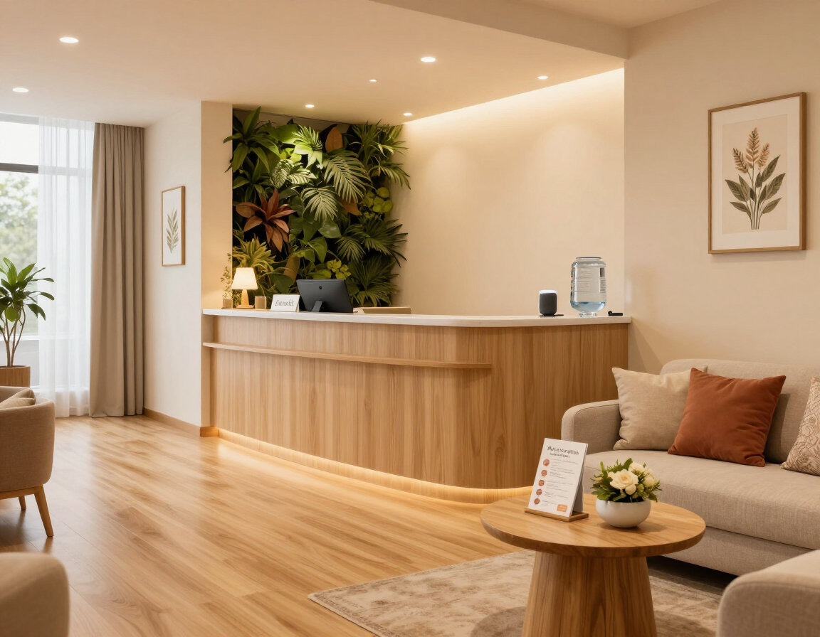 Welcoming reception area