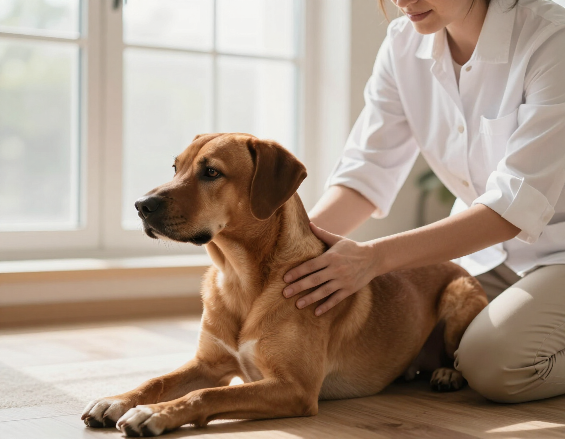 Animal chiropractic consultation