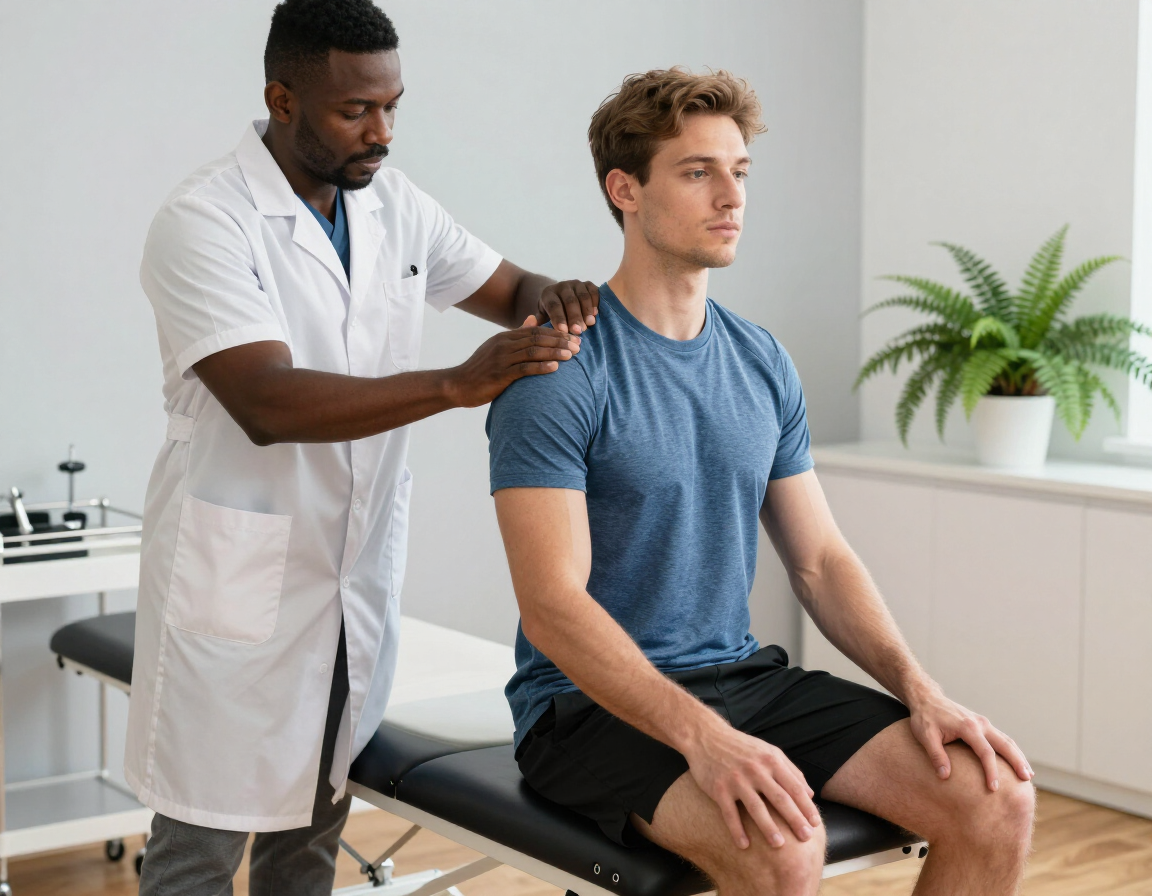 Athlete in rehabilitation