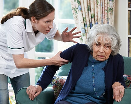 Nurse with Elderly Woman - Nursing Home Abuse in Philadelphia, PA