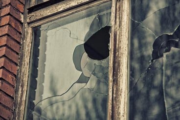 Broken Window - Property Damage in Philadelphia, PA