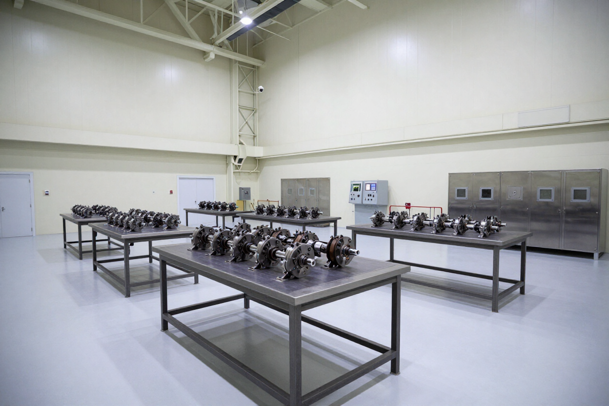 Nuclear power plant interior reactor hall