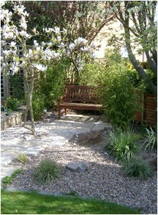 Beautifully landscaped garden