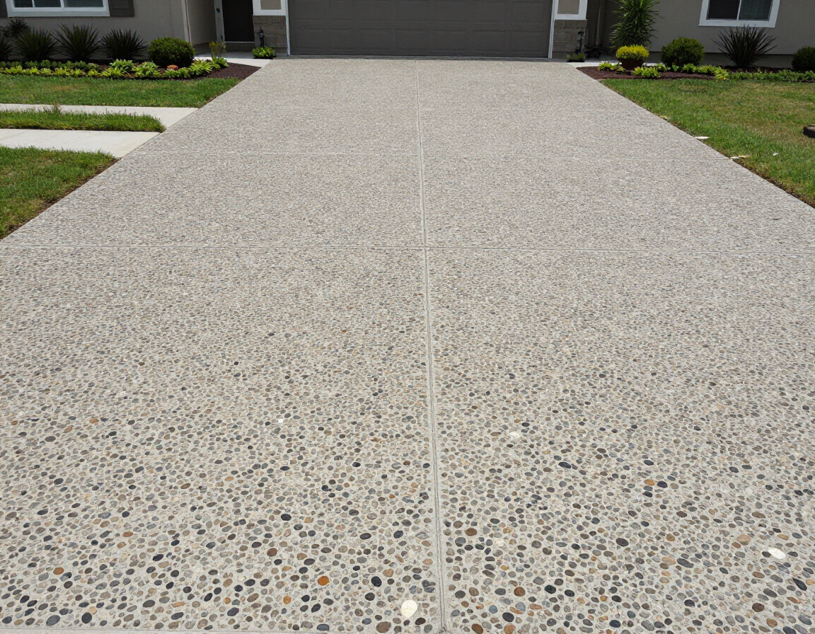 Exposed Aggregate Driveway
