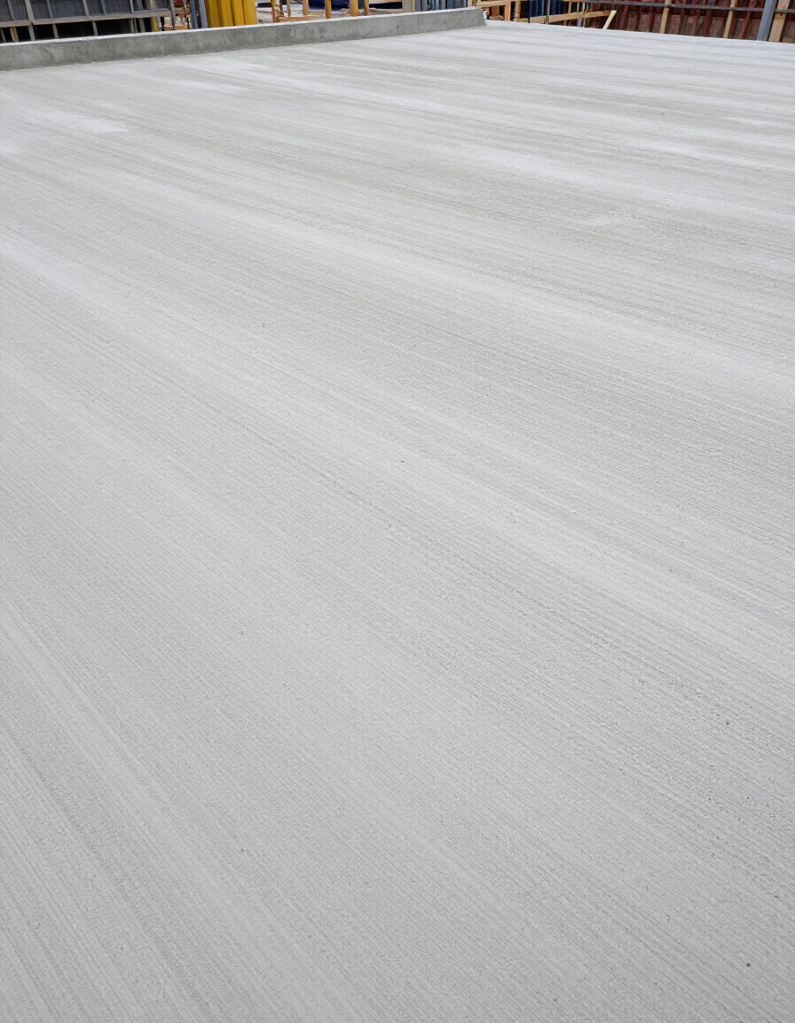Concrete formwork and finished surface