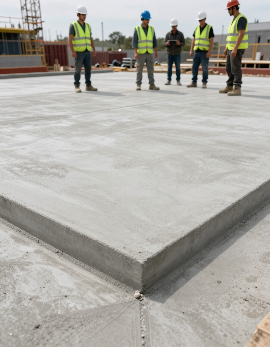 Professional crew with quality finished concrete work