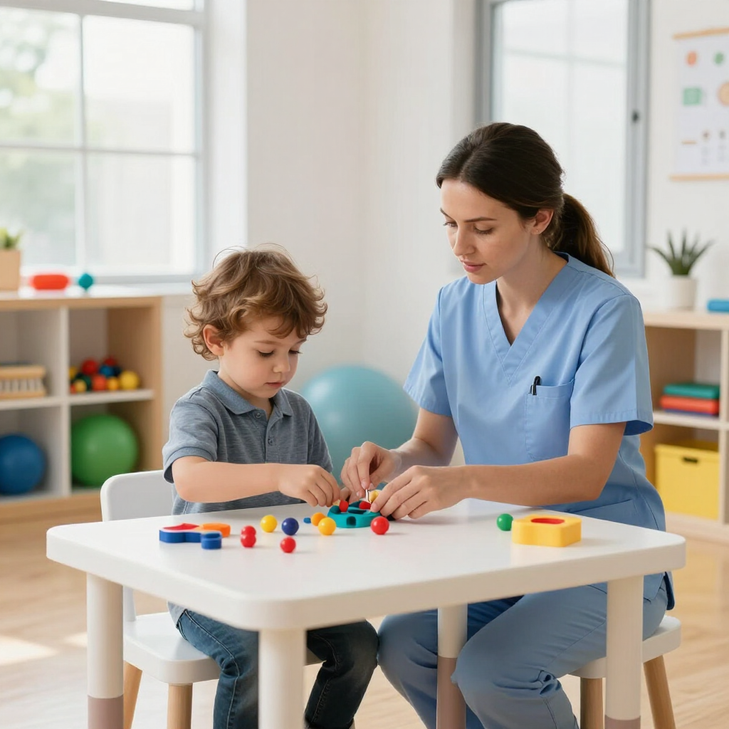 Occupational therapy session