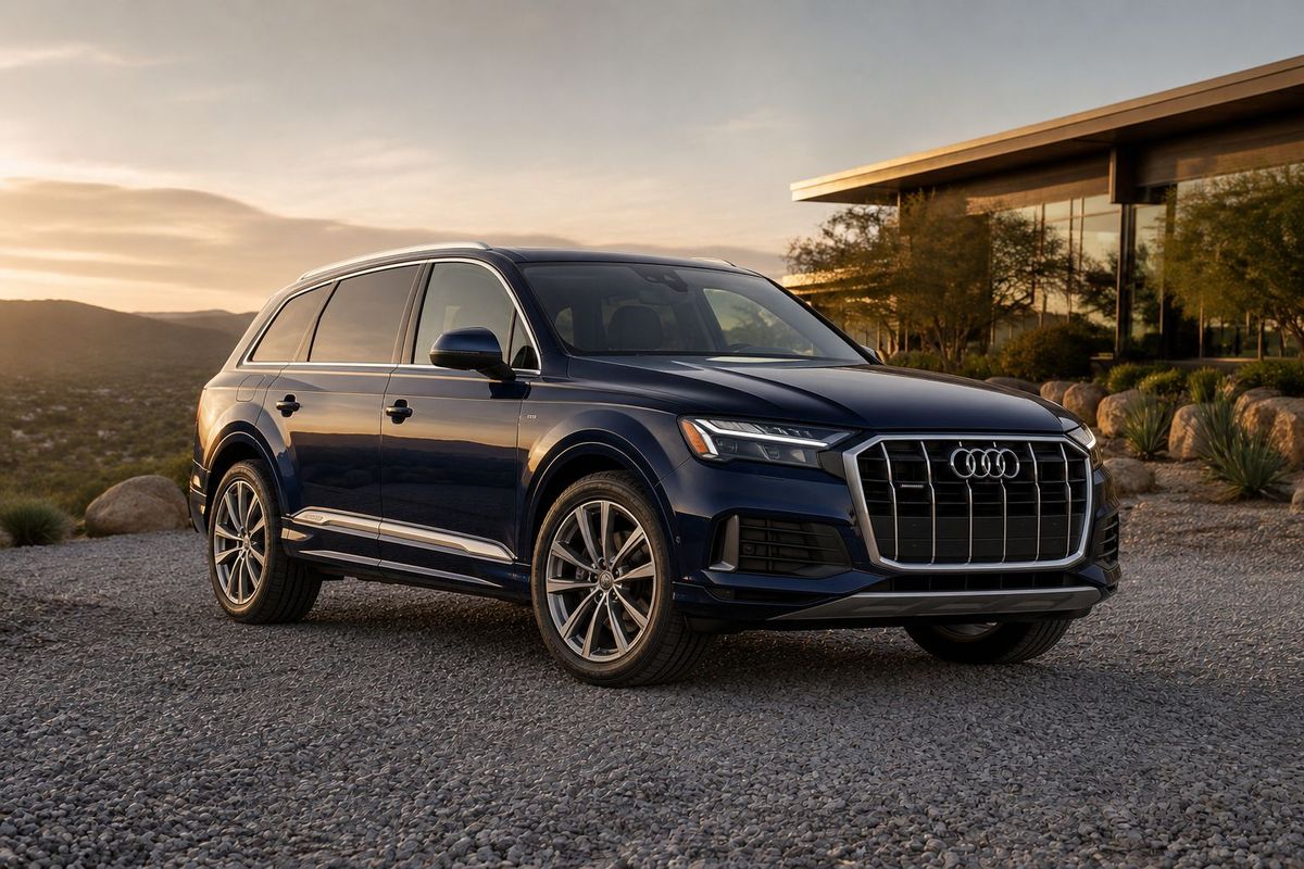 2023 Audi Q7 Prestige in Navarra Blue
