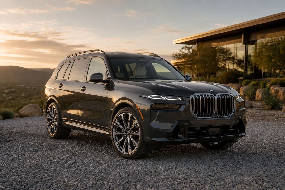 2024 BMW X7 M60i in Carbon Black