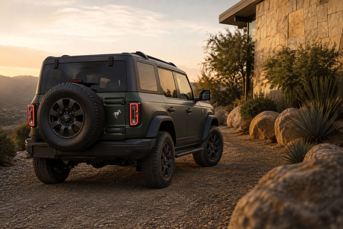 2023 Ford Bronco Wildtrak in Area 51 Green