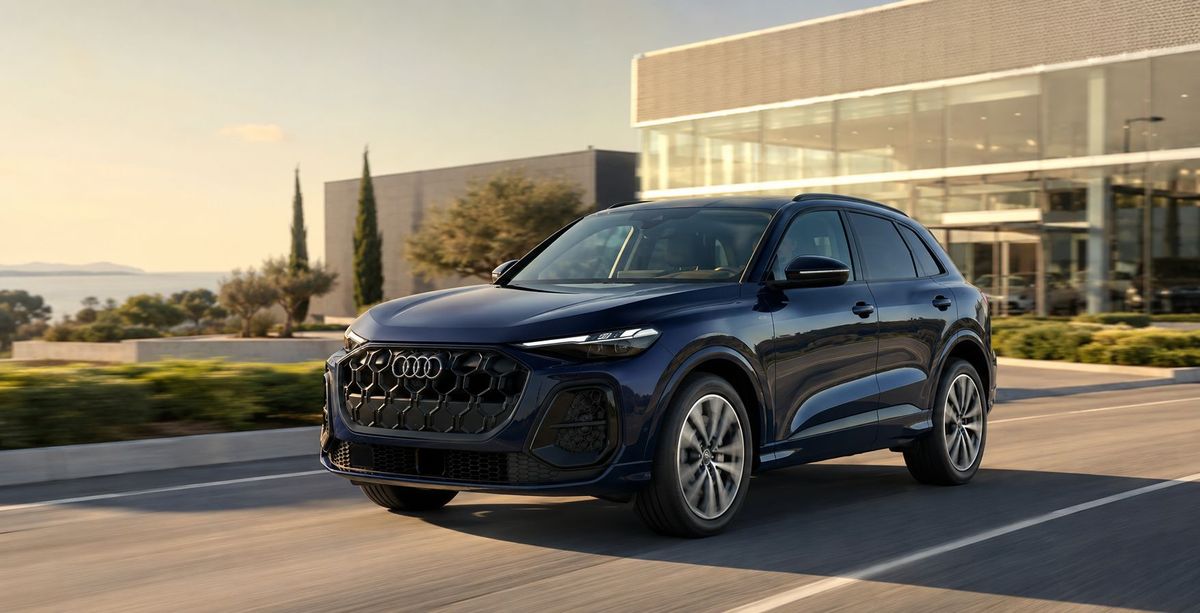 2024 Audi Q8 e-tron in Navarra Blue Pearl