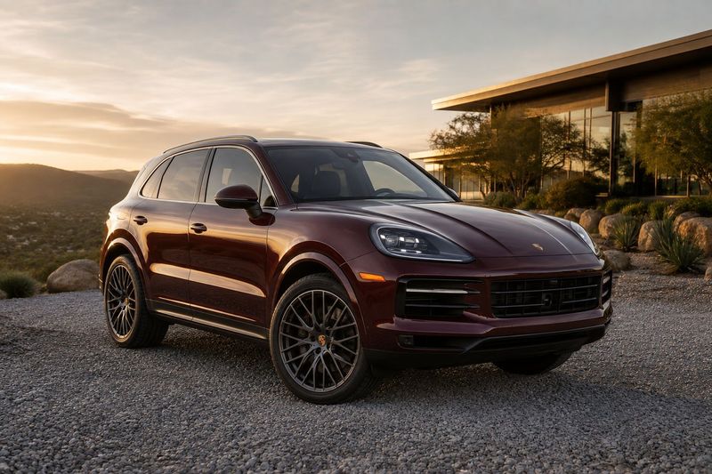 2024 Cayenne GTS in Carmine Red