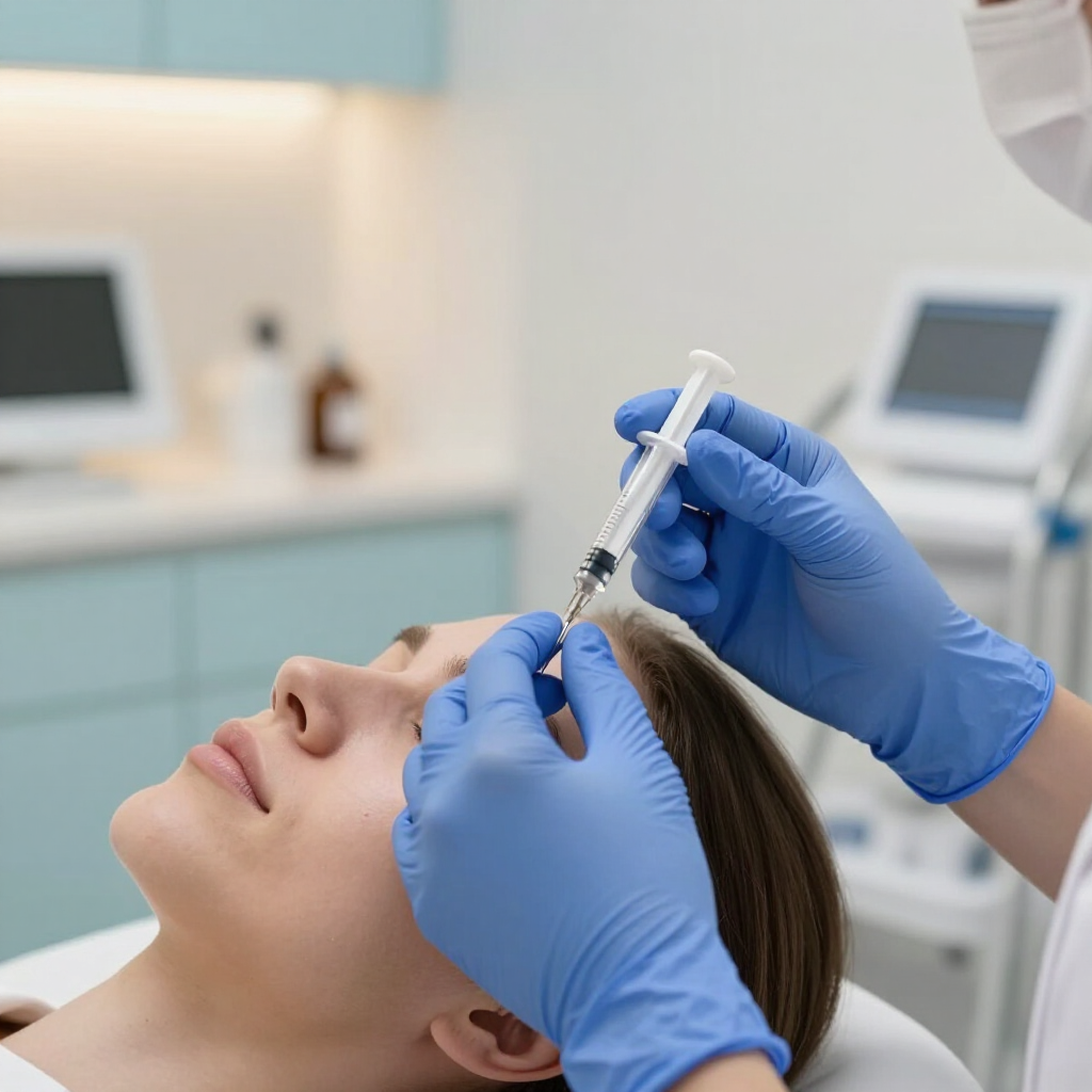 Botox injection treatment at One MedSpa