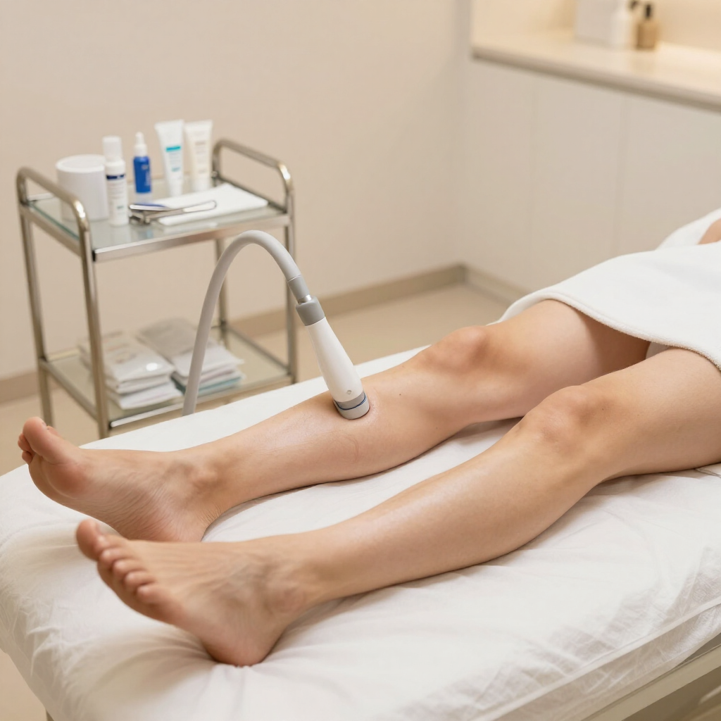 Vein treatment in a clinical setting