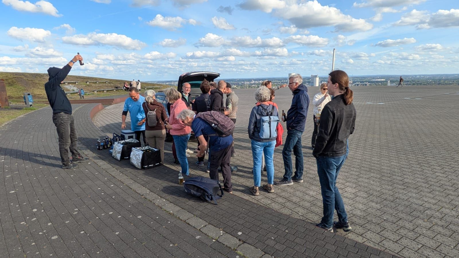 Zechentour auf die Halde Hoheward - Pausenverpflegung