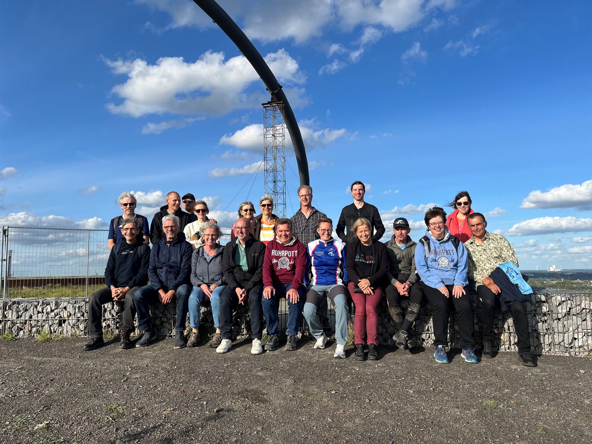 Zechentour auf die Halde Hoheward - Teamfoto