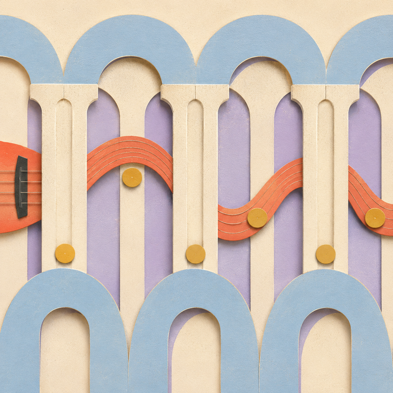 Illustrated cover art for the Strange Fruit episode of PONDER