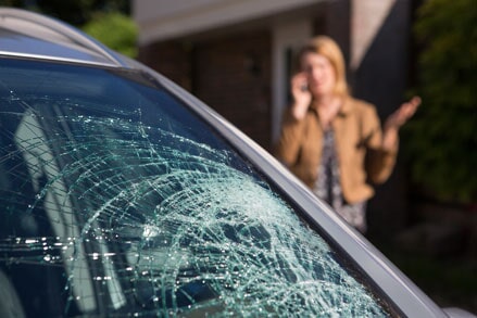 Broken car glass - Glass repair in St. Louis, MO