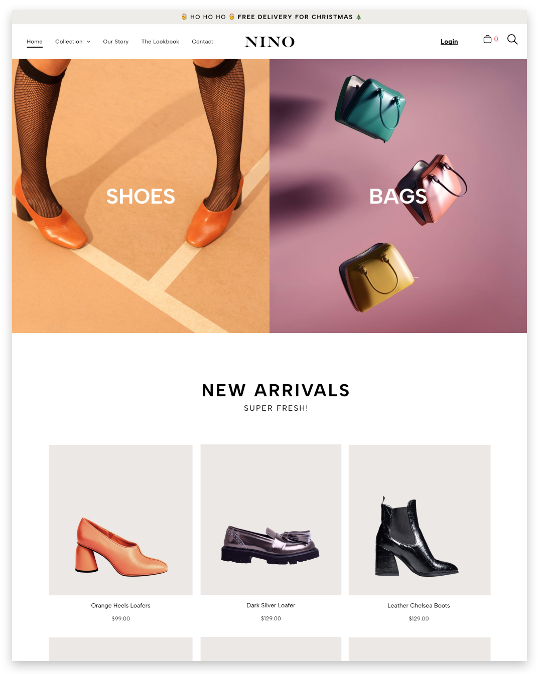 Shoe Store Website builder Shoe Store responsive template