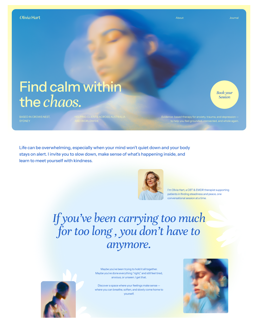 Website builder Mental Health Professional responsive template