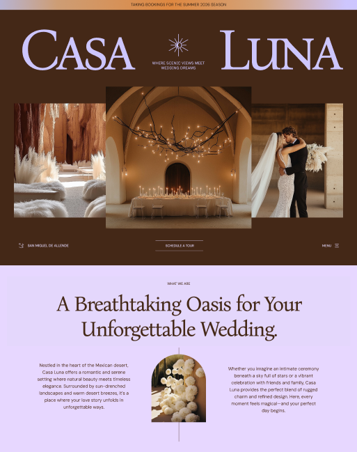 Wedding Venue Website builder Wedding Venue responsive template